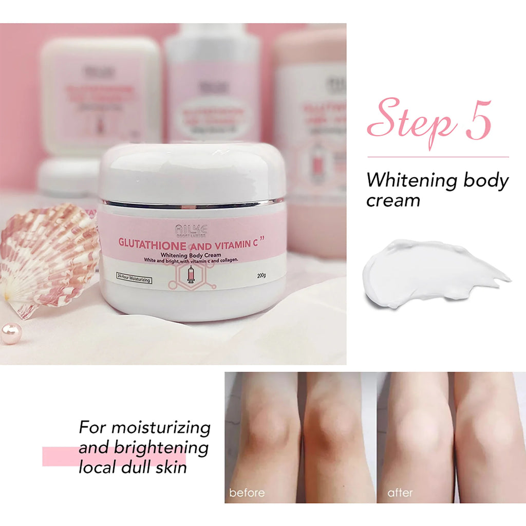 AILKE Brightening Skin Care Set Vitamin C Glutathione