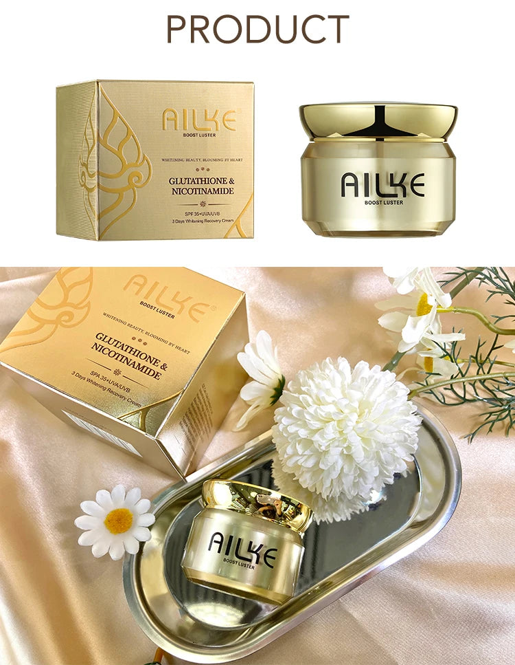 AILKE Dark Spot Corrector Bleaching Hydration Facial Cream SPF35