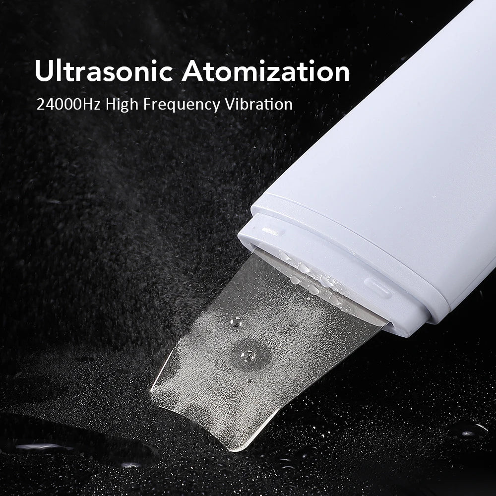 Electric Vacuum Blackhead Remover EMS Ultrasonic Skin Scrubber Spatula Pimple Acne Needle Tool Facial Pore Cleaner Skin Care Set