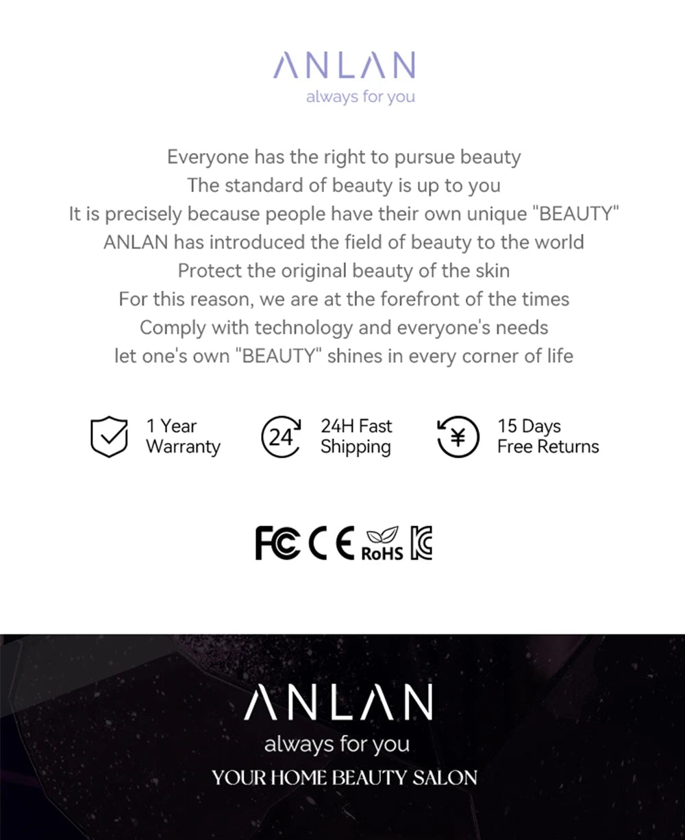 ANLAN EMS Facial Massager Pro