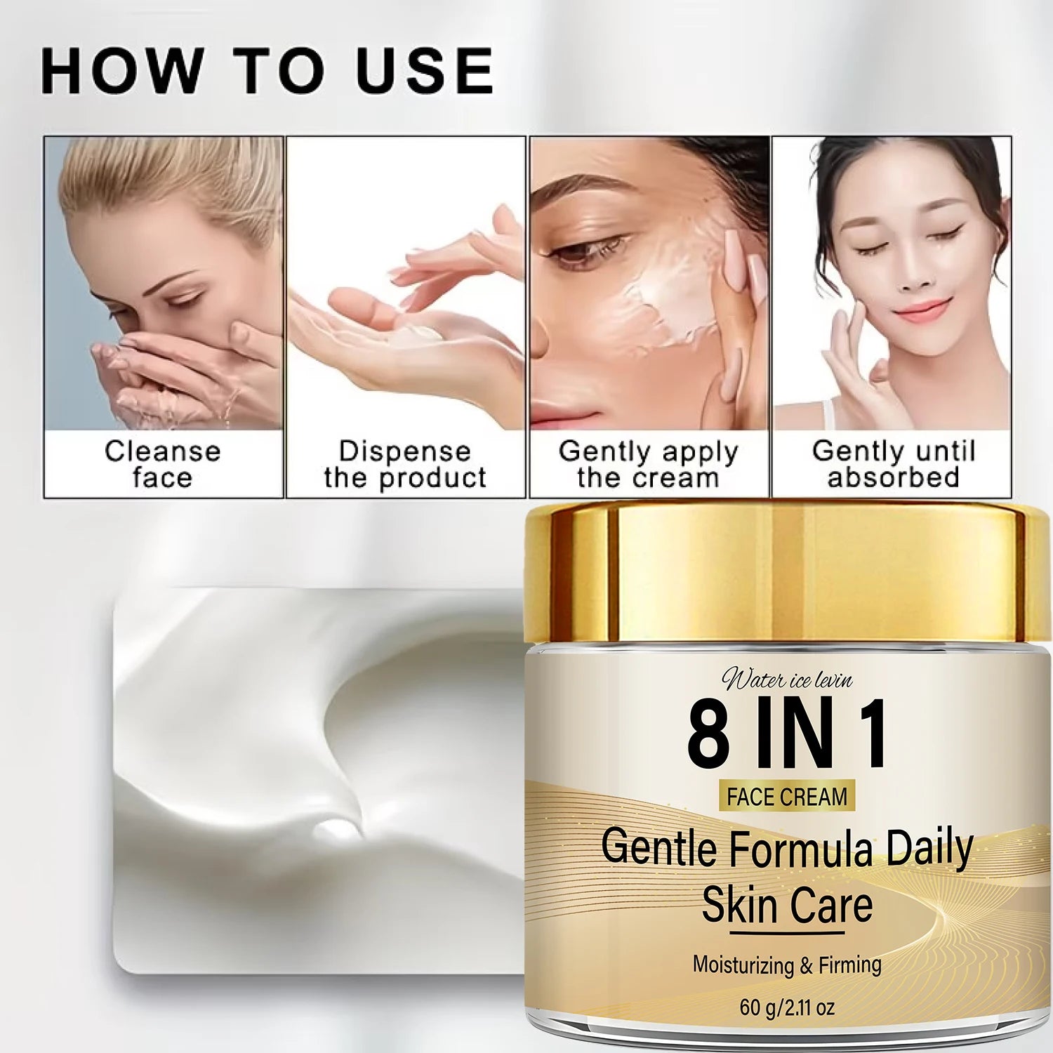 8-in-1 Face Cream Retinol Collagen Vitamin C E