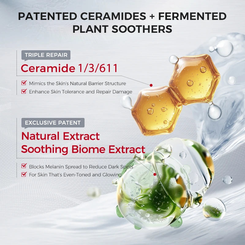 Hydrating & Soothing Toner Lotion & Cream 8D Hyaluronic Acid Ceramides