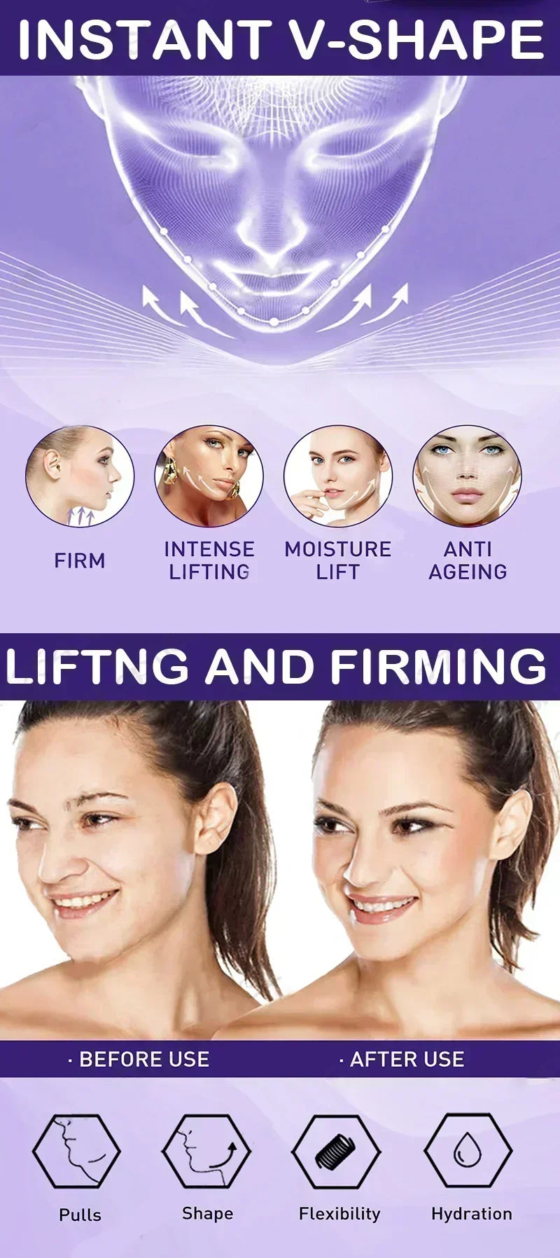 New V-Shape Face Cream