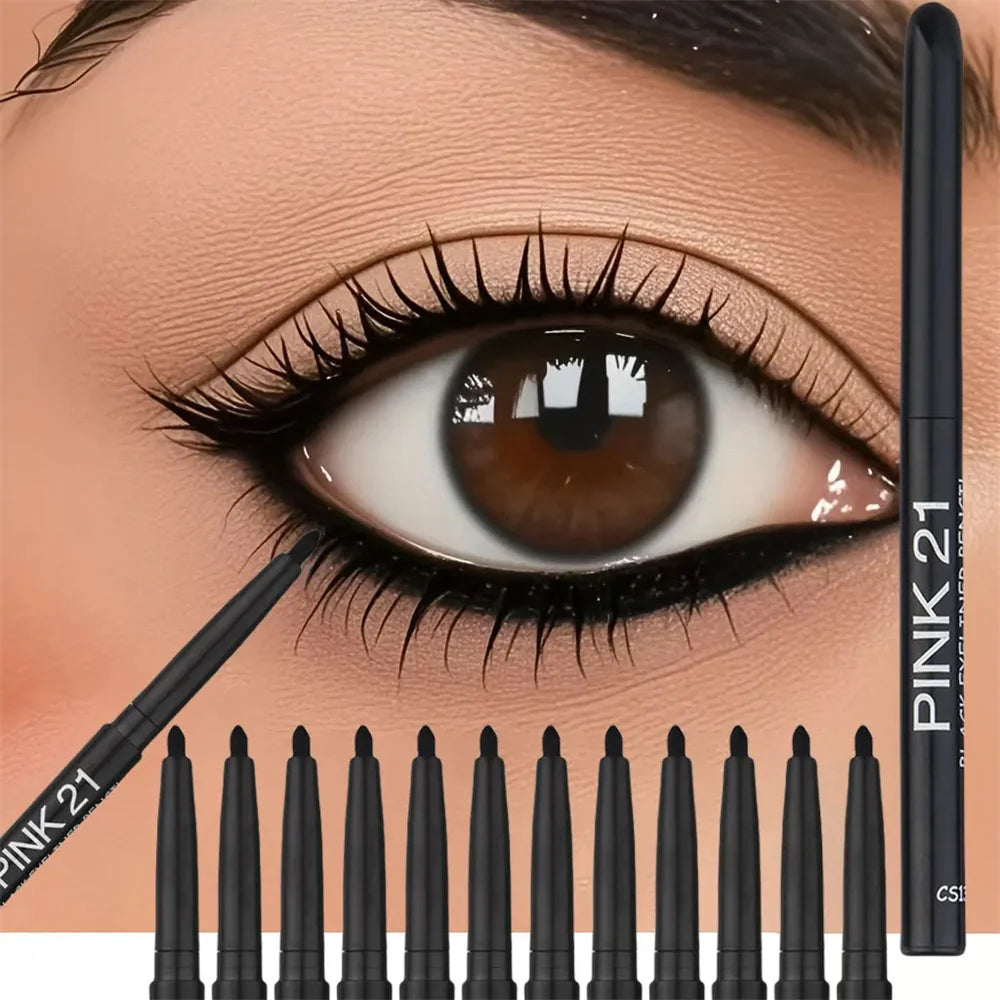 Smooth Waterproof Eyeliner Pencil (3pcs)