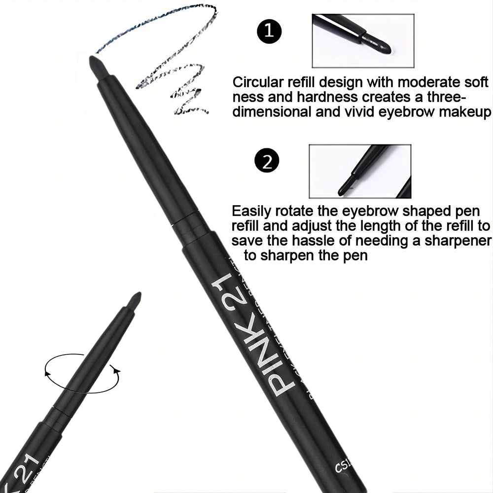 Smooth Waterproof Eyeliner Pencil (3pcs)