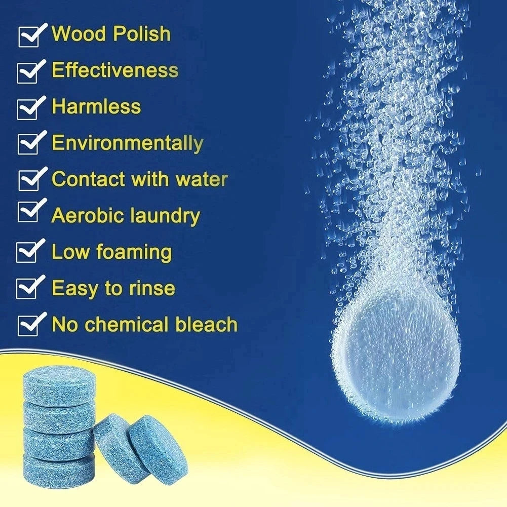 Solid Cleaner Effervescent Tablets