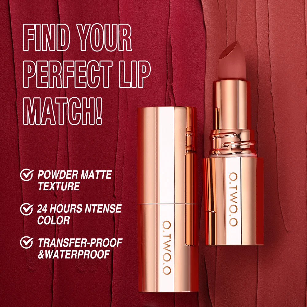 O.TWO.O Matte Lipstick Long Lasting