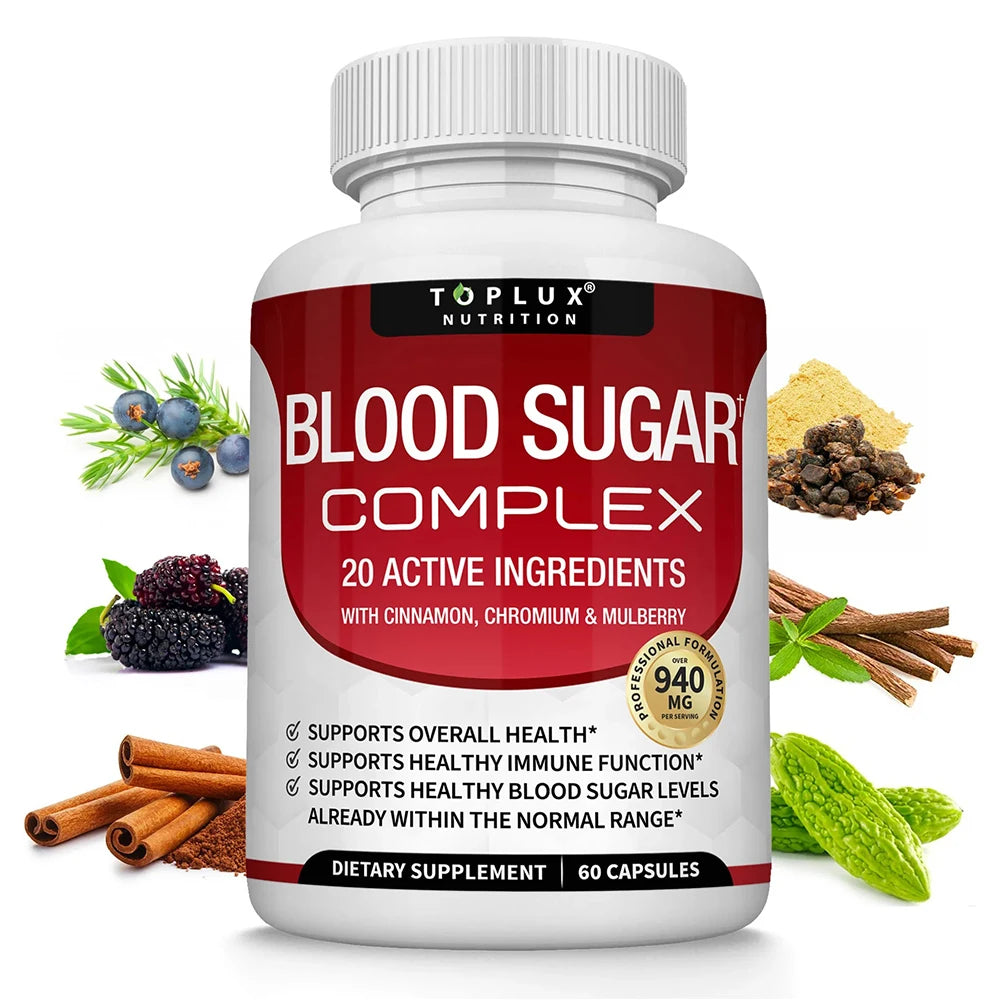 Magnesium Complex 1000mg 8 Elemental Magnesium Supplement with Glycinate Citrate Oxide
