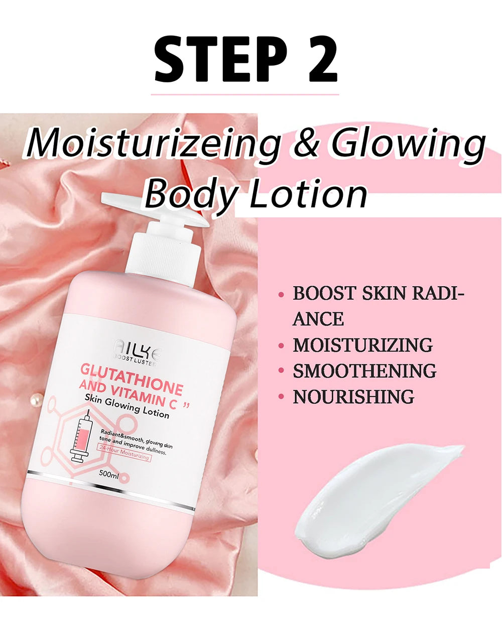 AILKE Brightening Skin Care Set Vitamin C Glutathione