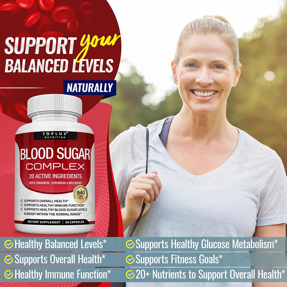 Magnesium Complex 1000mg 8 Elemental Magnesium Supplement with Glycinate Citrate Oxide