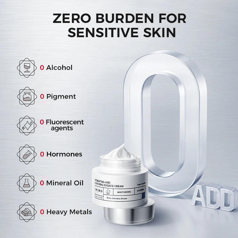 Hydrating & Soothing Toner Lotion & Cream 8D Hyaluronic Acid Ceramides