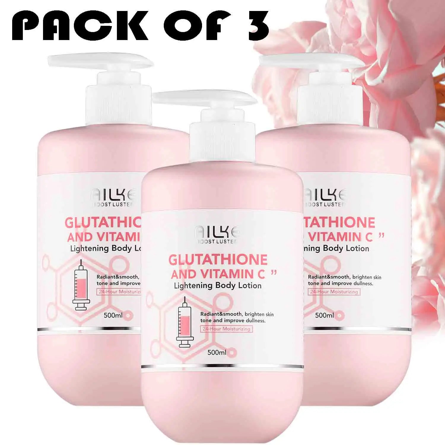 AILKE Brightening Skin Care Set Vitamin C Glutathione