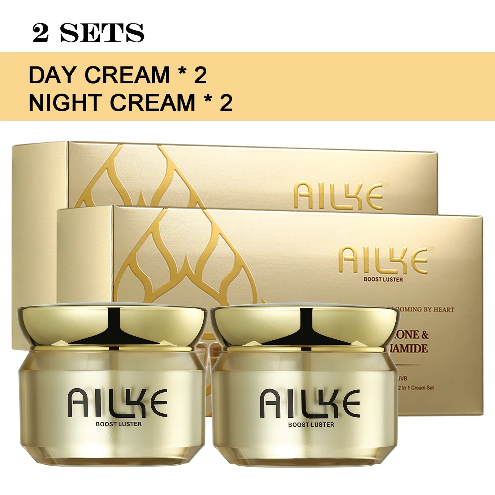 AILKE Dark Spot Corrector Bleaching Hydration Facial Cream SPF35