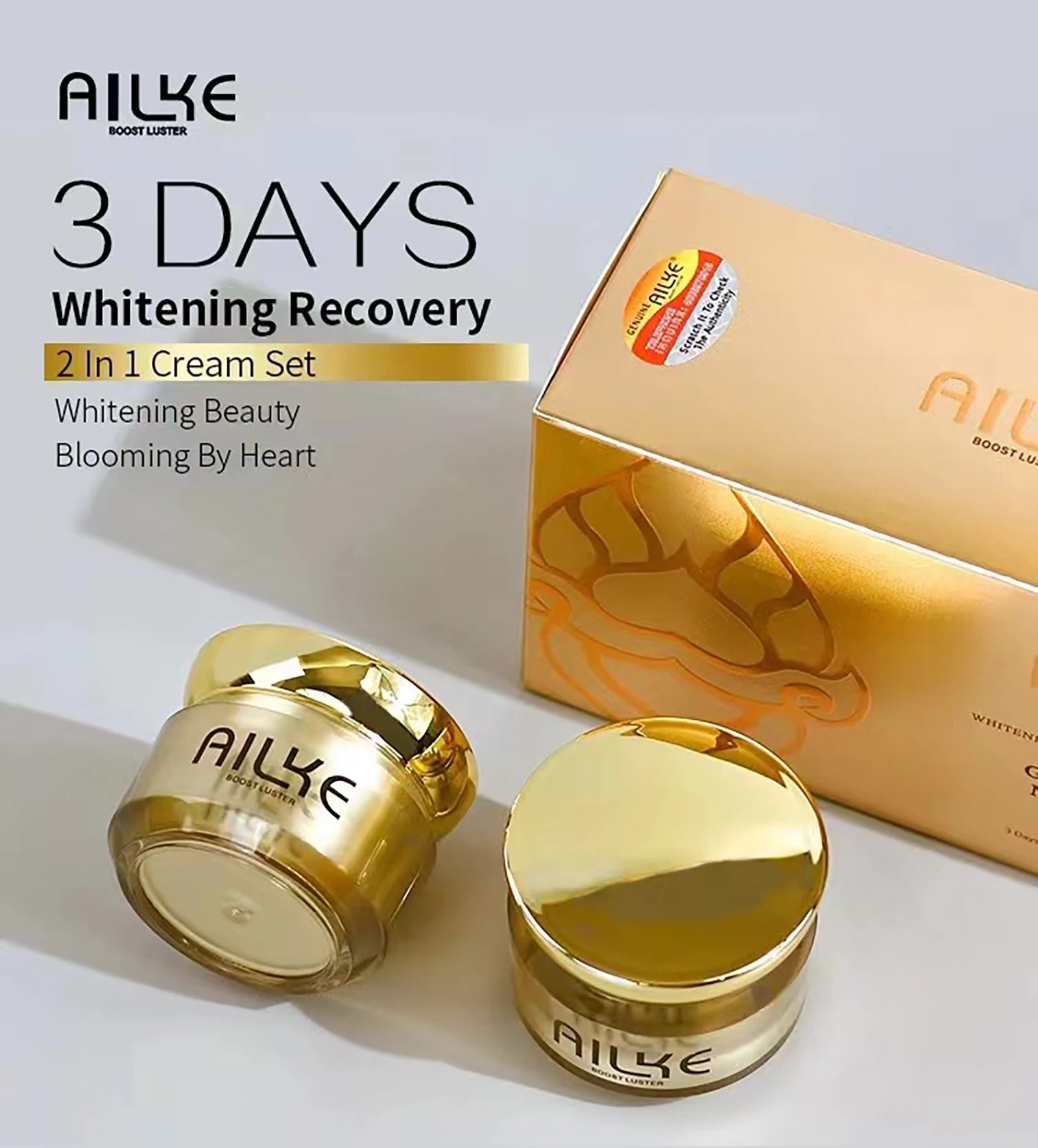 AILKE Dark Spot Corrector Bleaching Hydration Facial Cream SPF35